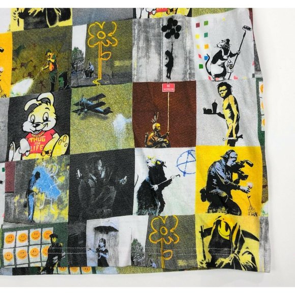 Eleven Paris Brandalised Collage Life Is A Joke Medium Crew Neck Tee T-Shirt - Picture 2 of 9